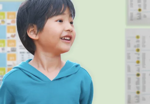 笑顔の少年